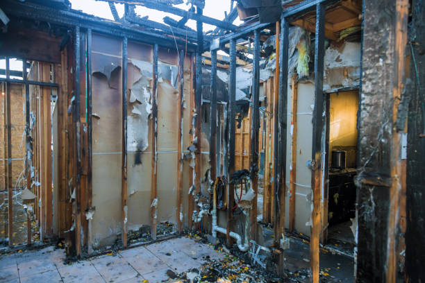 Professional Fire Damage Removal technician working in Miami, FL